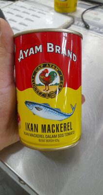 Ayam brand ikan mackerel dalam sos tomato 425g