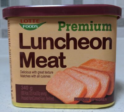 Lotte foods luncheon meat