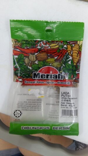 Meriah lada putih 40gm