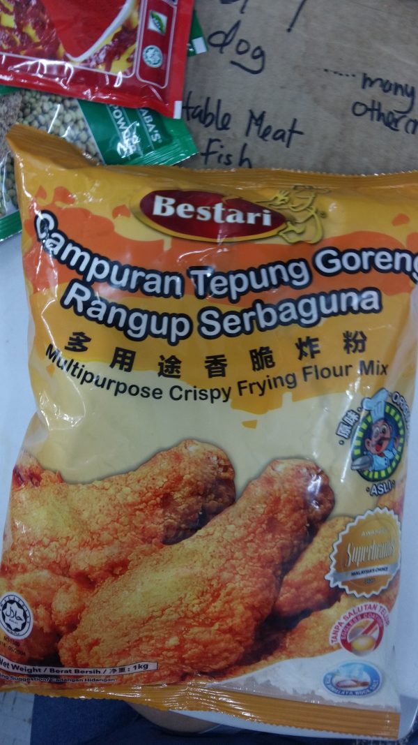 Bestari multipurpose crispy frying flour mix asli 1kg