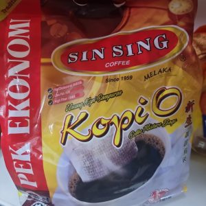 Sin sing coffee kopi o coffee mixture bags 1kg 100 sachets x 10g