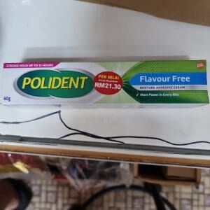 Polident flavour free denture adhesive cream 60g