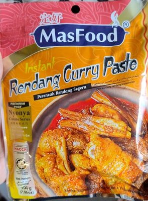 Masfood rendang curry paste 200g