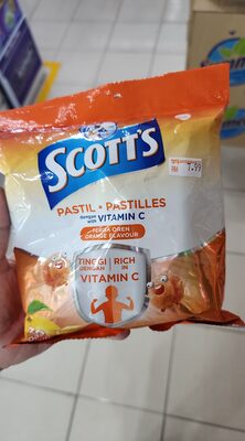 Scott's pastil . Pastilles vitamin c 60g