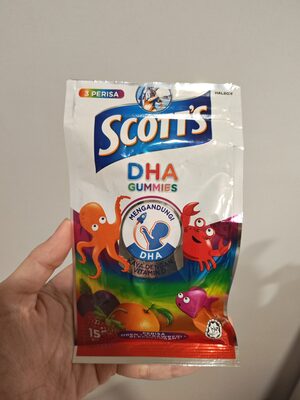 Scott's dha gummies Oren.strawberi.blackcurrant45g