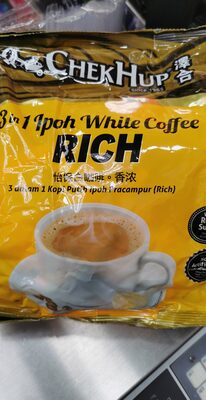 Checkhup 3in1 ipoh white coffee rich 12sachets