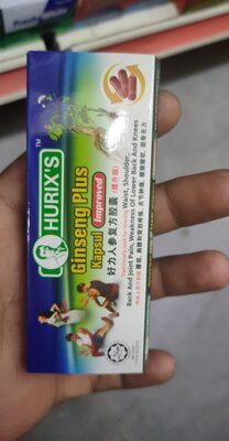 HURIX'S ginseng plus kapsul improved 6 capsules