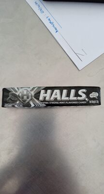 Halls extra strong mint flavoured candy 9 pieces 34g
