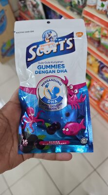 Scott's dha gummies blackcurrant 45g