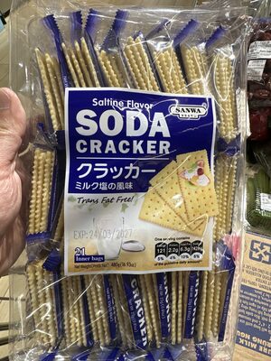 Sanwa brand saltine flavor soda cracker 480g