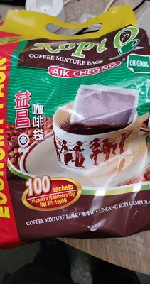 AIK CHEONG coffee mixture bags original 10packs x 10sachets x 10g net 1000g