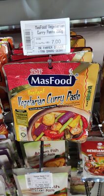 Masfood vegetarian curry paste 200g