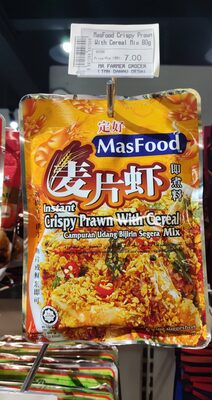 Masfood instant crispy prawn with cereal 80g
