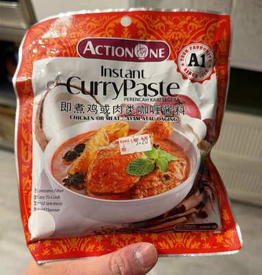 Action one instant curry paste 230g