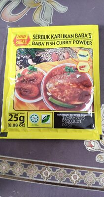 Baba's serbuk Kari ikan 25g