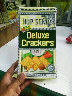 Hup seng Deluxe crackers vege 258g
