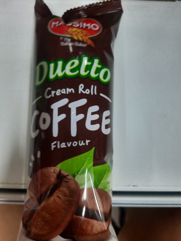 Massimo duetto cream roll coffee 50g