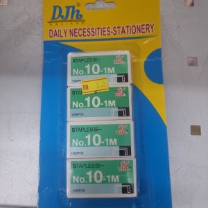 Dhj daily necessities-stationery staples no. 10-1m 1000pcs