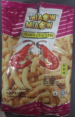 Miaow miaow prawn crackers 50gm