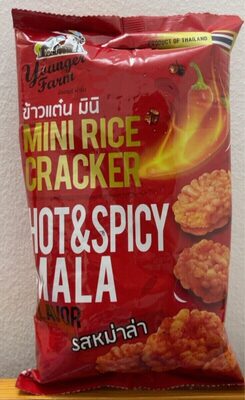 Younger farm mini rice cracker hot & spicy mala 60g