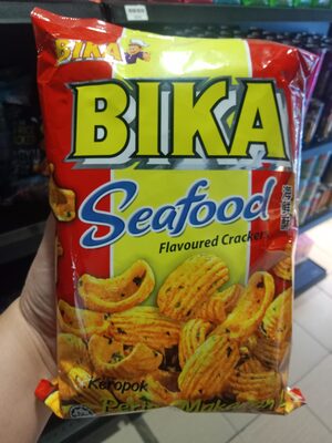Bika seafood flavoured crackers 60g