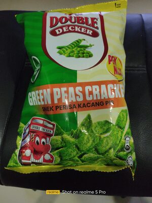 Double decker green peas cracker 80g