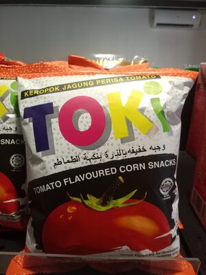 Toki tomato flavoured corn snacks 60g