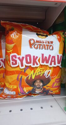 Mister potato  syok wave perisa kaw kaw barbeku 60g