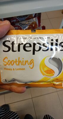 Strepsils soothing honey & lemon 6 lozenges