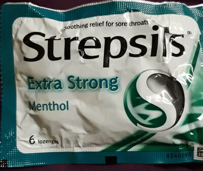 Strepsils extra strong menthol 6 lozenges