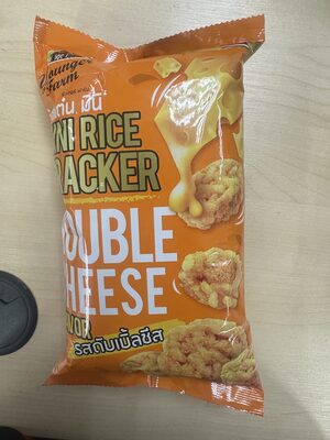 Younger farm mini rice cracker double cheese 60g
