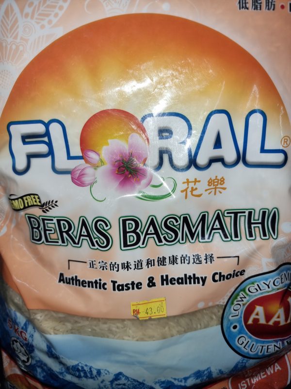 Floral beras basmathi AAA gliten free 5kg