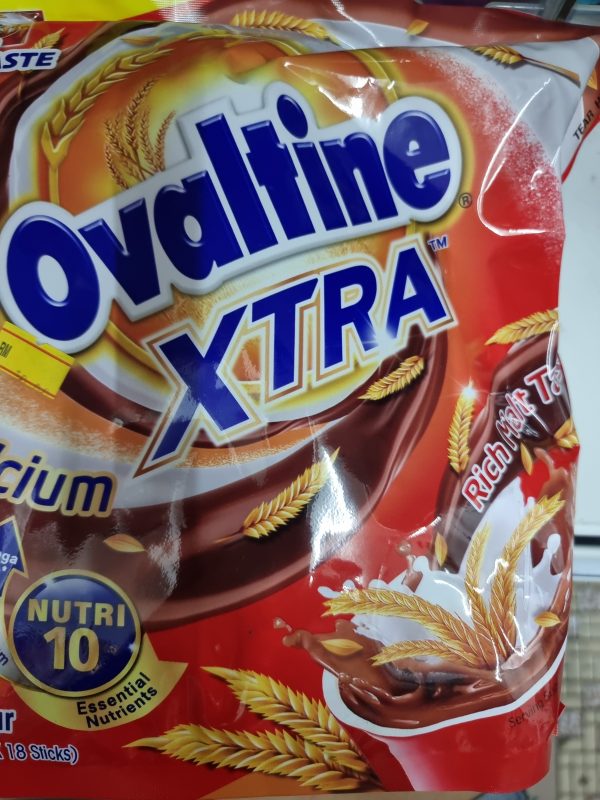 Ovaltine xtra rich malt taste 540g (30g x 18 sticks)