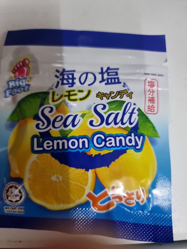 Big foot sea salt lemon candy 15g