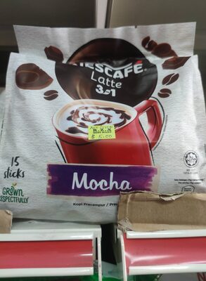 Nescafe latte nana 3 in 1 mocha 31g x 15 stick packs
