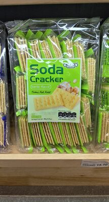Sanwa brand soda cracker garlic flavor 480g