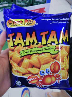 Snek ku crab flavoured snack 70g