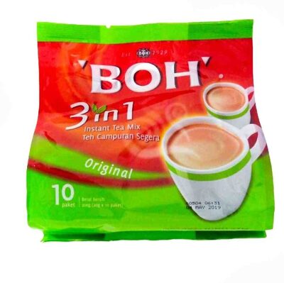 BOH teh campuran segera 3 in 1 original 10 paket