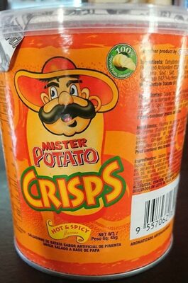 Mister Potato Crisps paling hot 40g