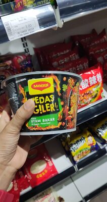 Maggi pedas giler perisa ayam bakar 93g