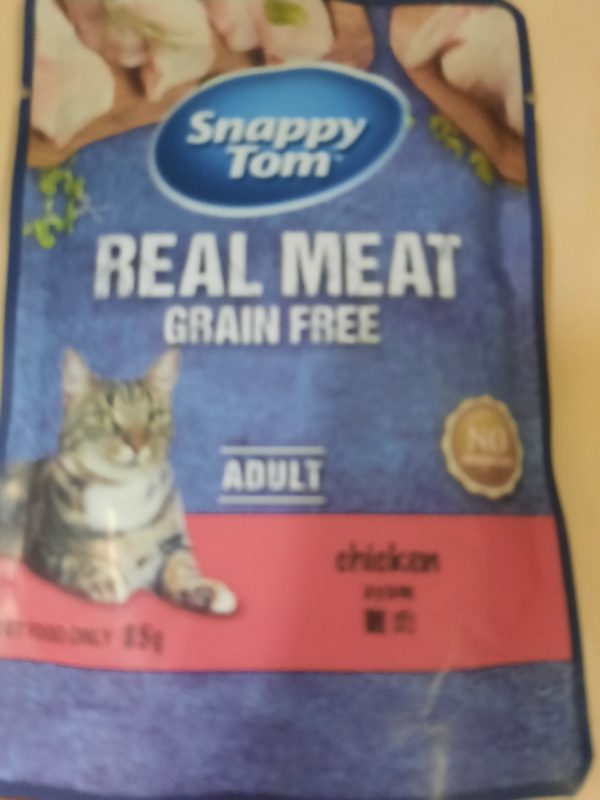 Snappy tom real meat grain free chicken meat 85g