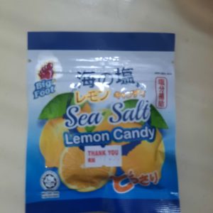 Big foot sea salt lemon candy15g