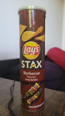 lays stax barbecue flavour 135g