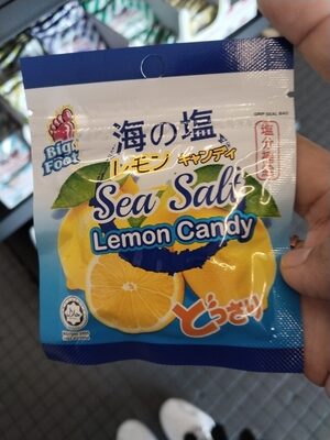 Big foot sea salt lemon candy15g