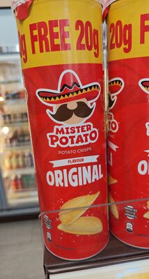 mister potato crisps original flavour 125g