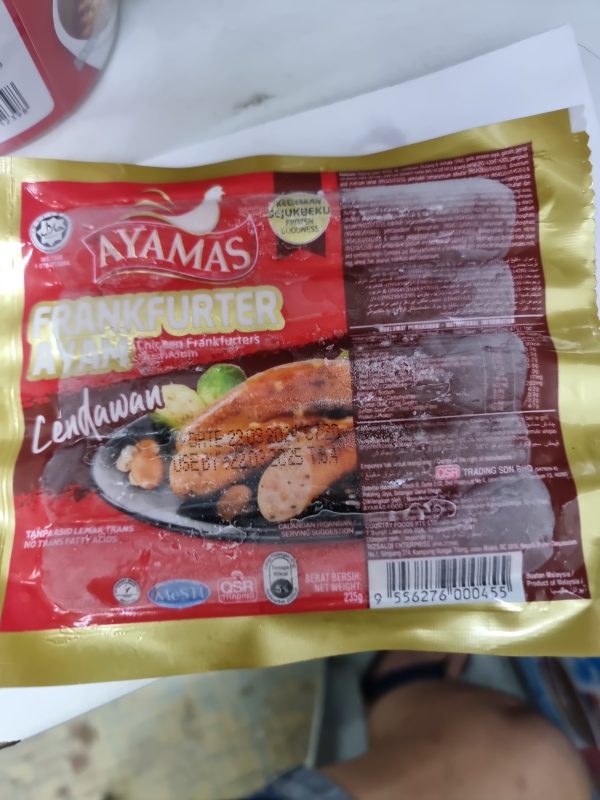 Ayamas frankfurter ayam cendawan235g