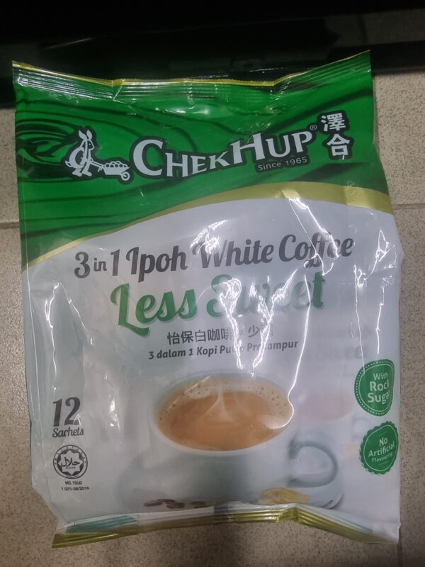 CHEK HUP 3 in 1 White Coffee Less Sweet