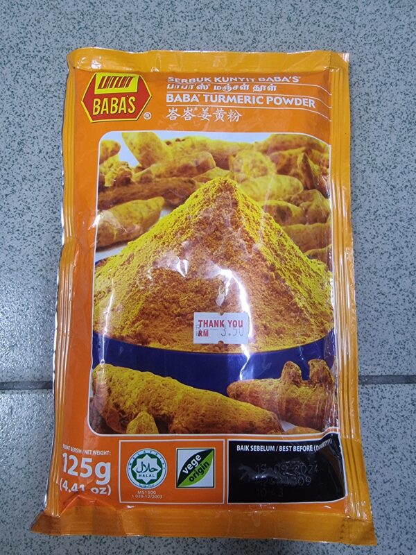 Baba' Tumeric Powder 125g