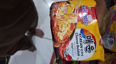 Mi Sedap Style Of Korean Cheese Buldak Spicy Chicken