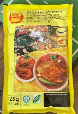 Baba' Fish Curry Powder 125g
